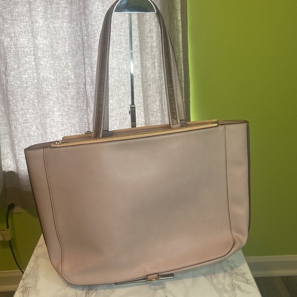 🇫🇷✨CHLOE✨Double Zip Rosewater Pink Leather Tote with COA and Chloe dusty🌸 - Picture 2 of 15